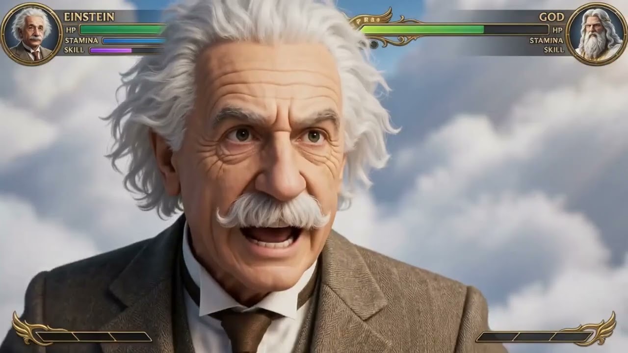 Fantasy combat, Einstein vs GOD