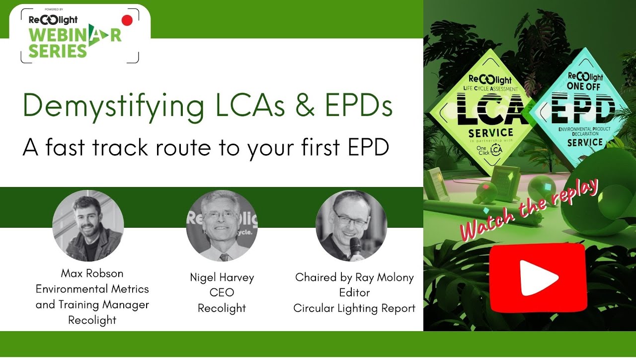 WEBINAR | Demystifying LCAs and EPDs