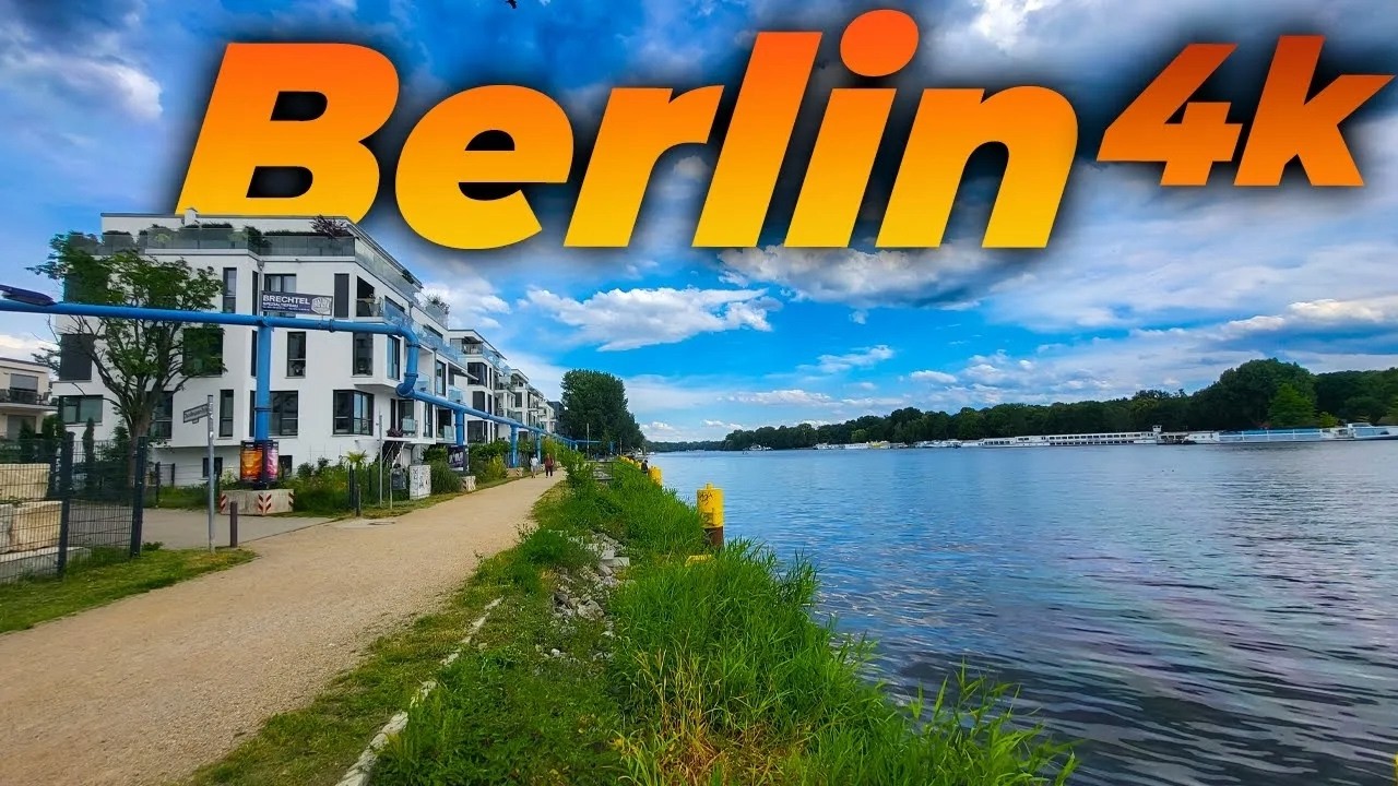 Walk inside Biggest Park in Berlin