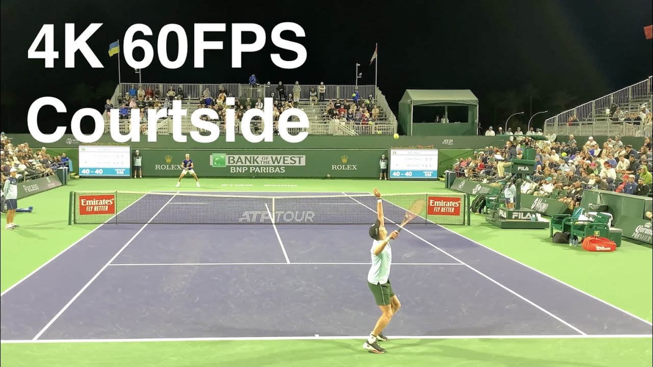 Unreal Game Sense! Jenson Brooksby vs Karen Khachanov - BNP Paribas Open