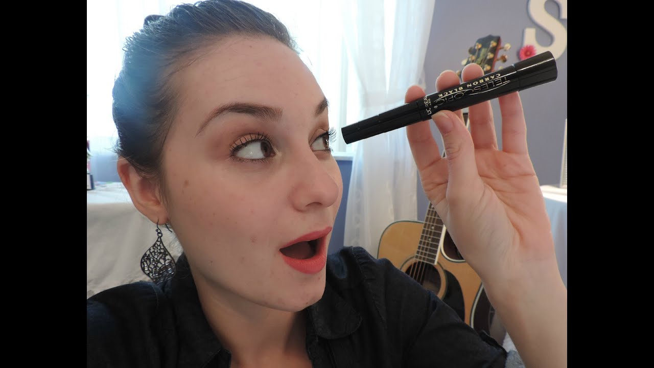L'Oreal Telescopic Carbon Black mascara | Demo