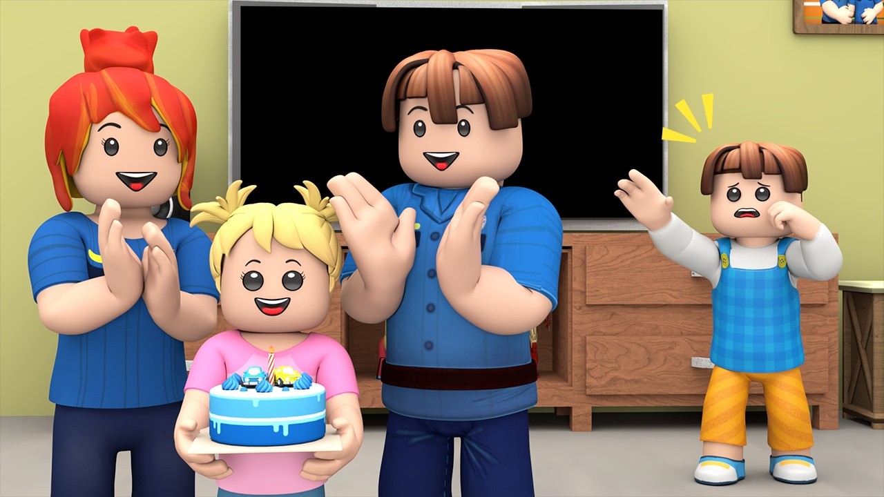 ROBLOX Brookhaven 🏡RP: The Bacon Hair Hates Adopted Little Sister | Roblox Animation