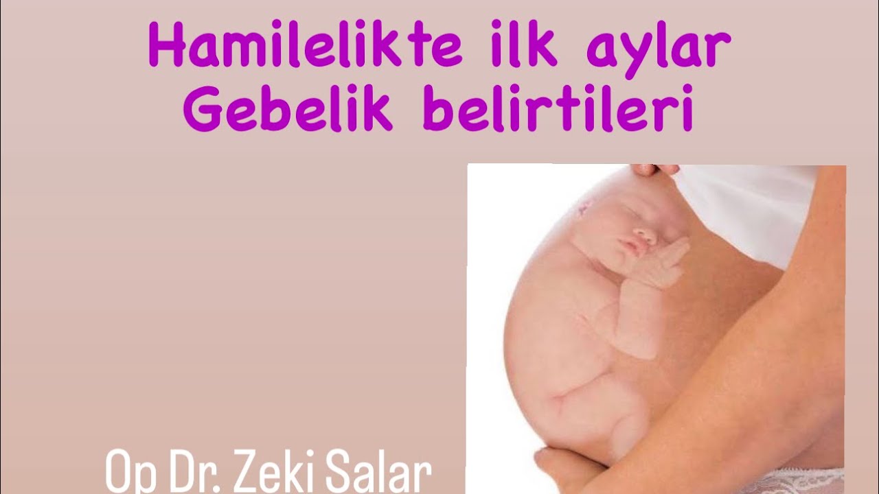 Hamilelikte ilk aylar hamilelik belirtileri