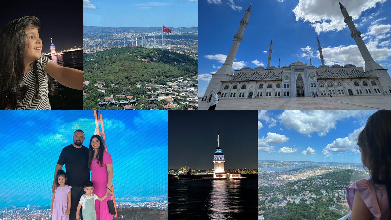 İSTANBUL VLOG 2 | ÇAMLICA CAMİ 🕌 | ÇAMLICA KULESI🗼| KIZ KULESI  |ŞIRDANCI EŞO | İLKNUR YALÇIN