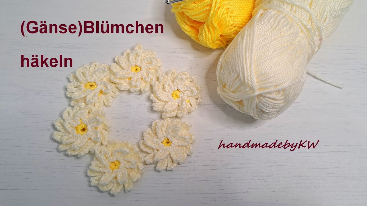 (Gänse)Blümchen häkeln