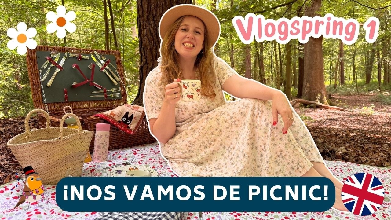 Receta bizcocho + Picnic en el bosque 🌳 | Vlogspring en Londres 🌸