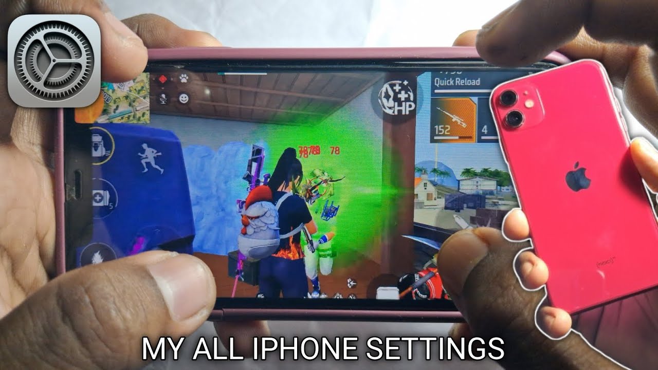 IPhone 11 2025 Free Fire Best sensitivity settings / My all IPHONE SETTINGS