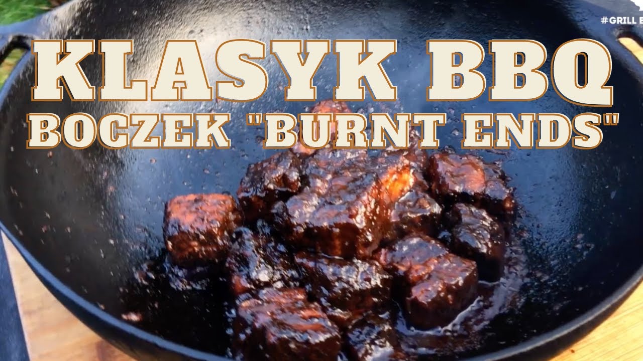 Boczek pieczony i wędzony w wędzarni Weber Smokey Mountain.