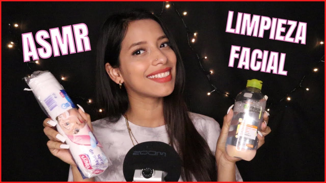 ASMR // Limpieza Facial Super Relajante // Masajeo tu carita  // LIMA - PERU