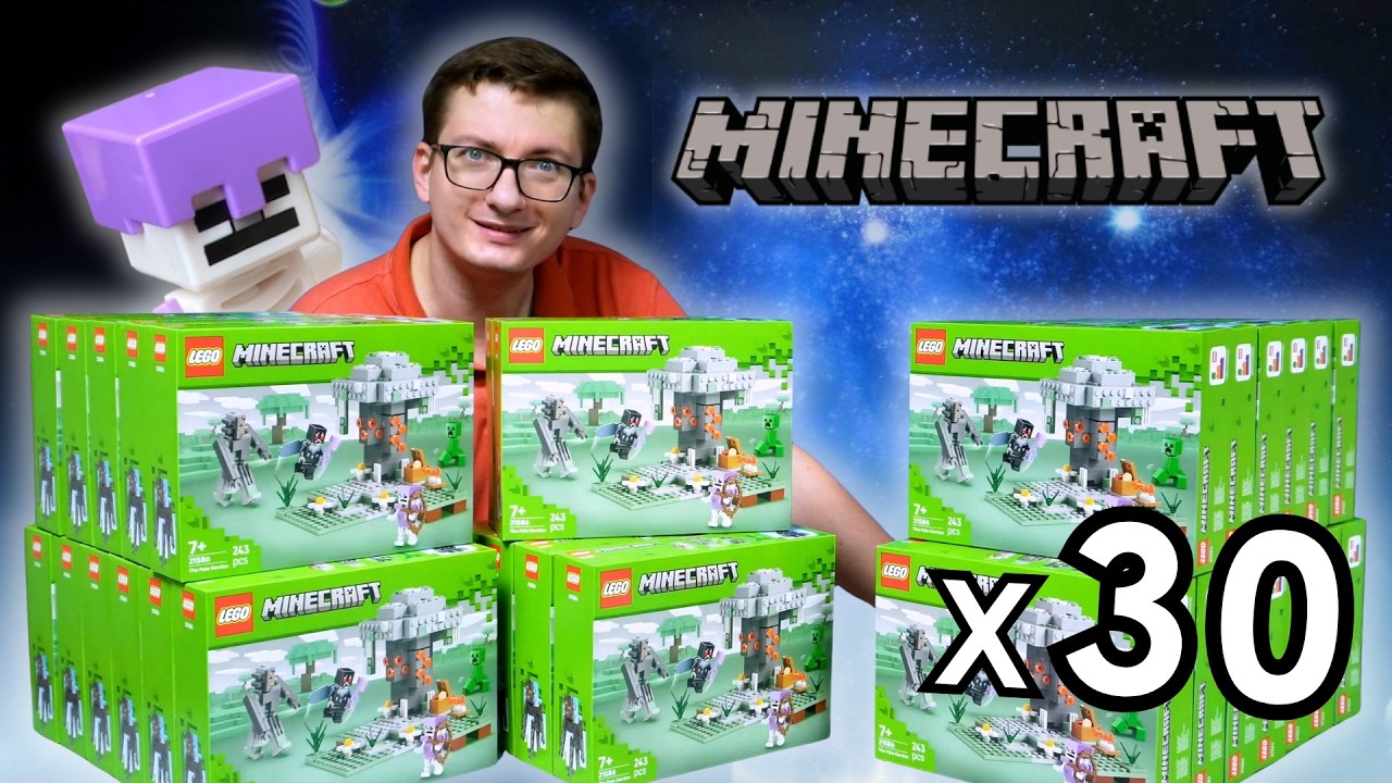 CO MOŻNA ZBUDOWAĆ z 30 ZESTAW&Oacute;W LEGO MINECRAFT?! 💀