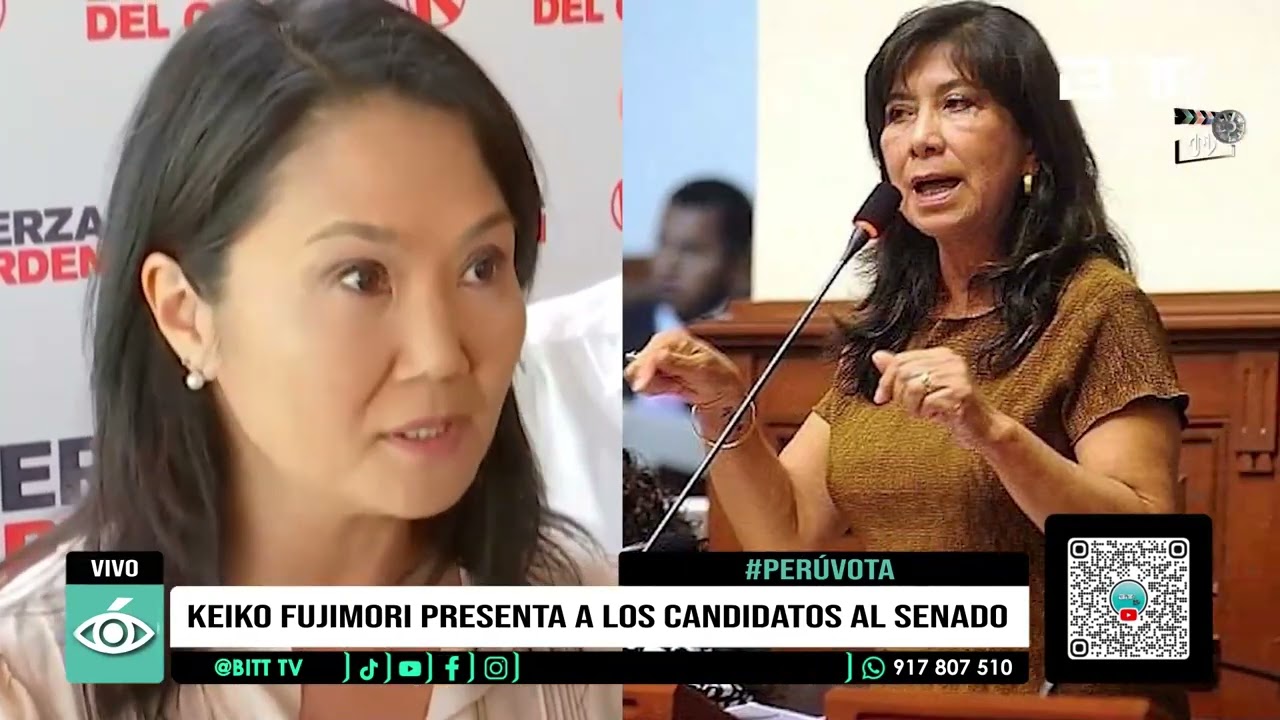 📌 KEIKO FUJIMORI PRESENTA A LOS CANDIDATOS AL SENADO DE FUERZA POPULAR #viralvideo #keikofujimori