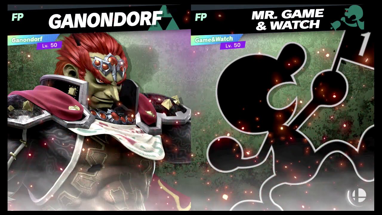 Super Smash Bros Ultimate Amiibo Fights – 6pm Poll Ganondorf vs Mr Game&Watch