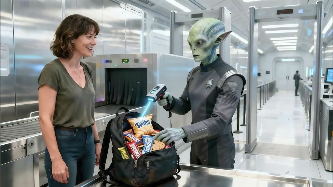 They Scanned the Human’s Backpack — The Detector Flagged “Unknown Technology  Snacks” | HFY
