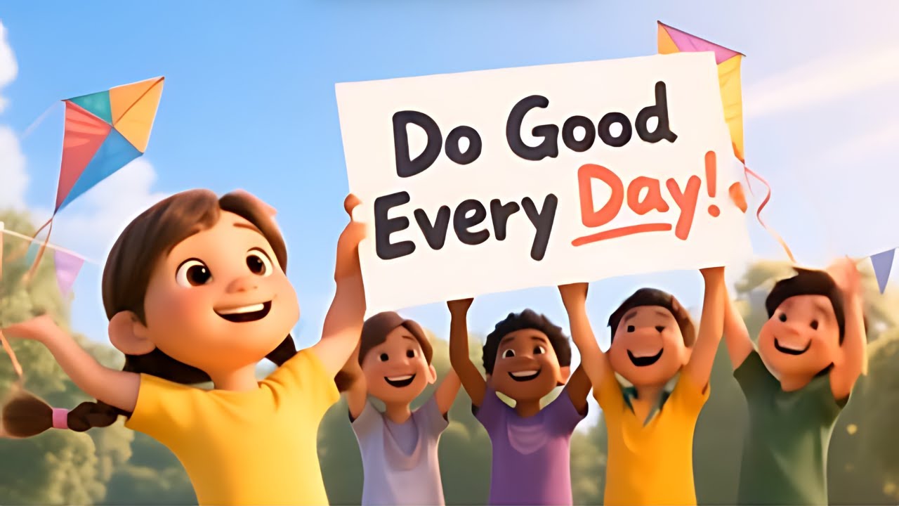A Good Deed Every Day - Kindness Song For Kids - 3D Animation Songs