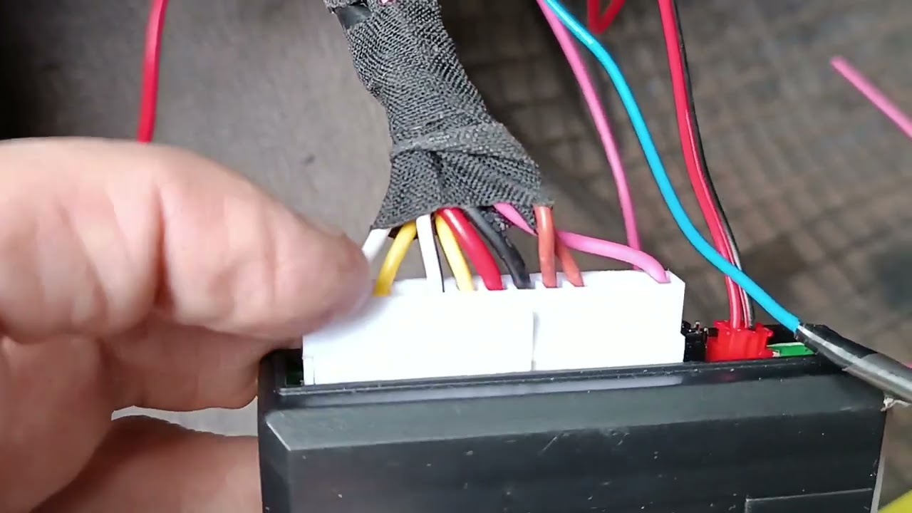 vw т4 1995 центр. замок от пульта keyless entry System model :LB- 405 central lock installation 4pin