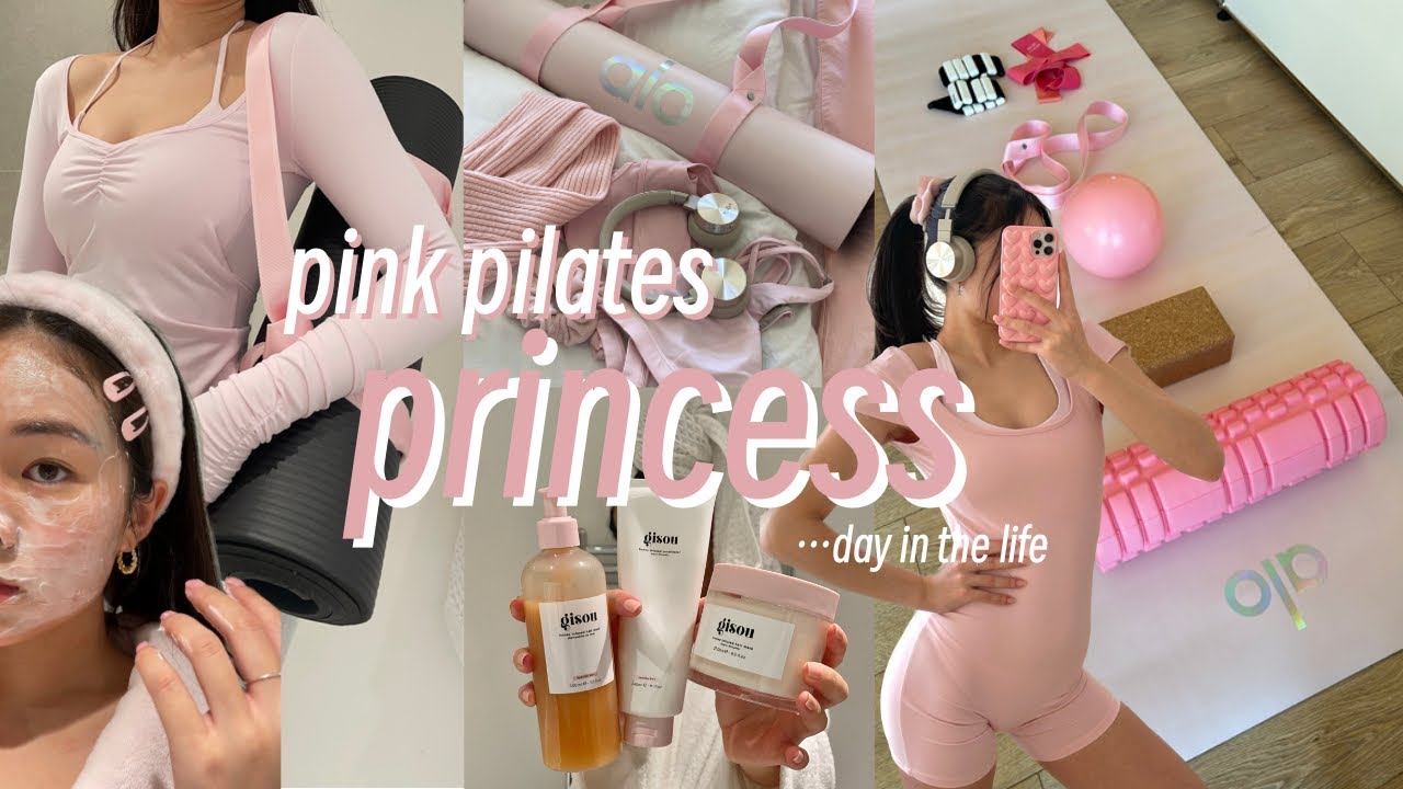 🎀 PINK PILATES PRINCESS 🎀 день из жизни | уход за собой, шопинг, пилатес и оздоровление