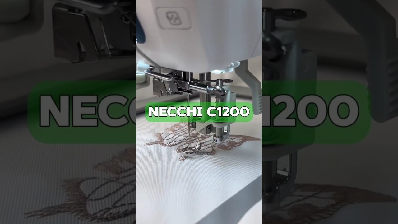 🌟 Розширте свої творчі можливості з вишивальною машиною Necchi Creator C1200!