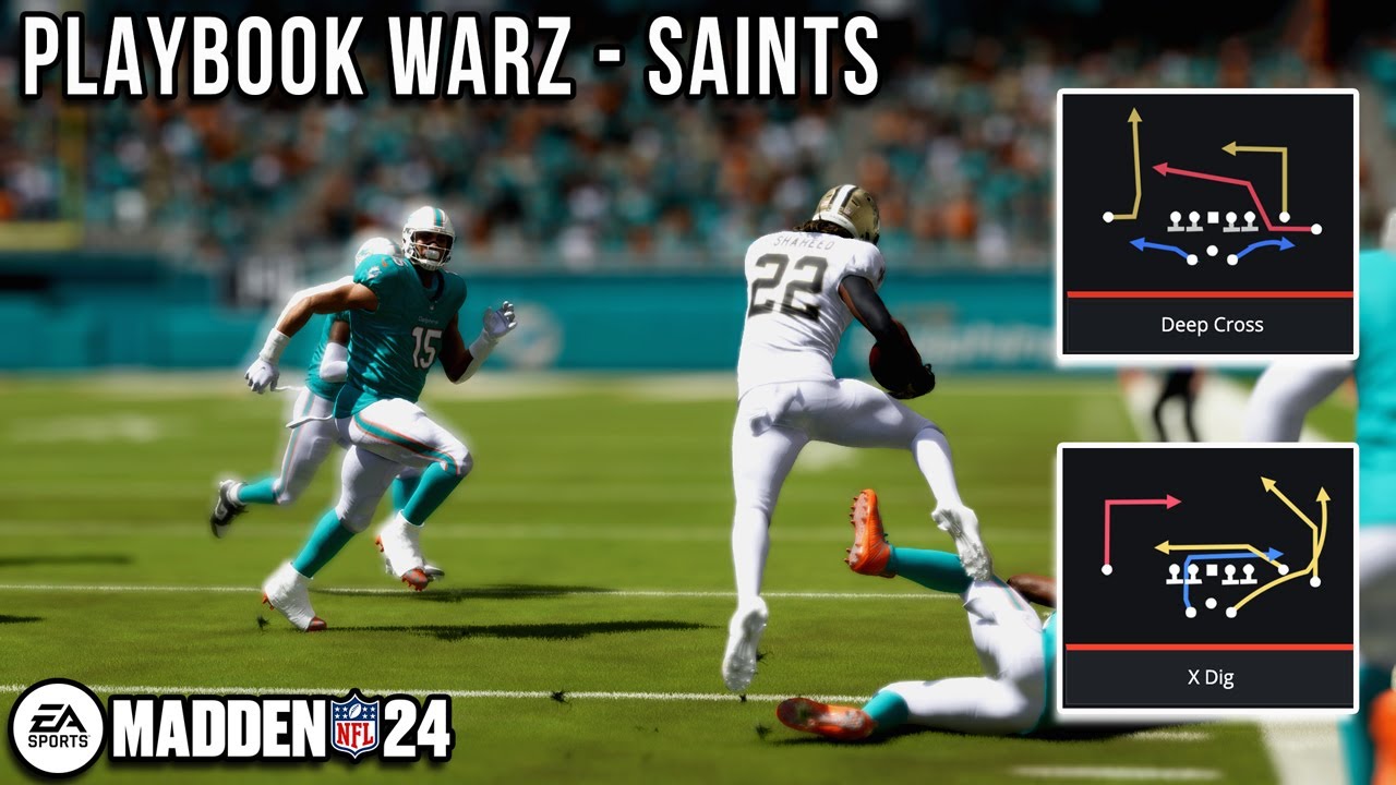 Why Aren't You Using This Playbook In Madden 24? Saints Playbook Is Solid!