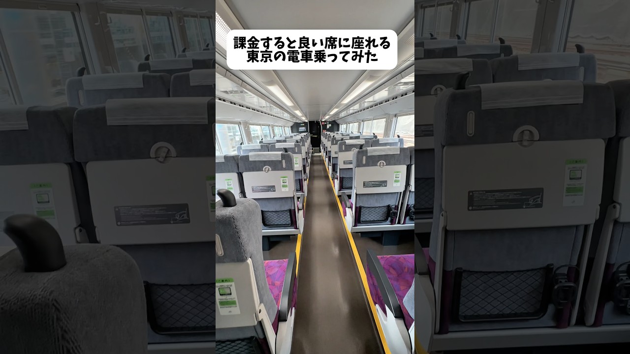 東京には電車に課金要素があるらしい