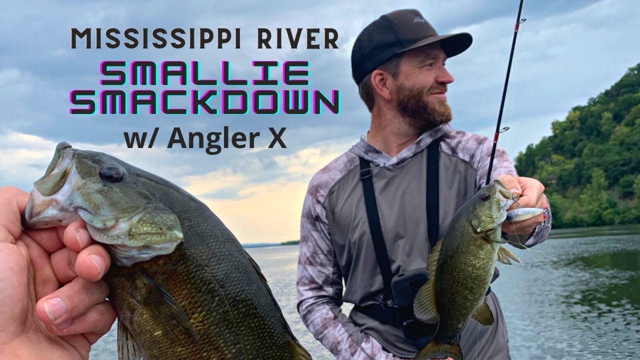 Smashing Smallies with Angler X | Mississippi River Wingdam Fishing