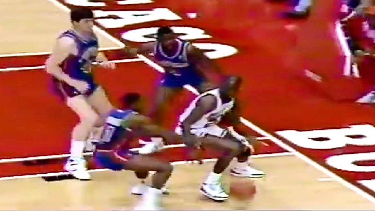 1988 Pistons Defense Hold Michael Jordan to 24 Points 40% FG (1988 ECSF Game 3)