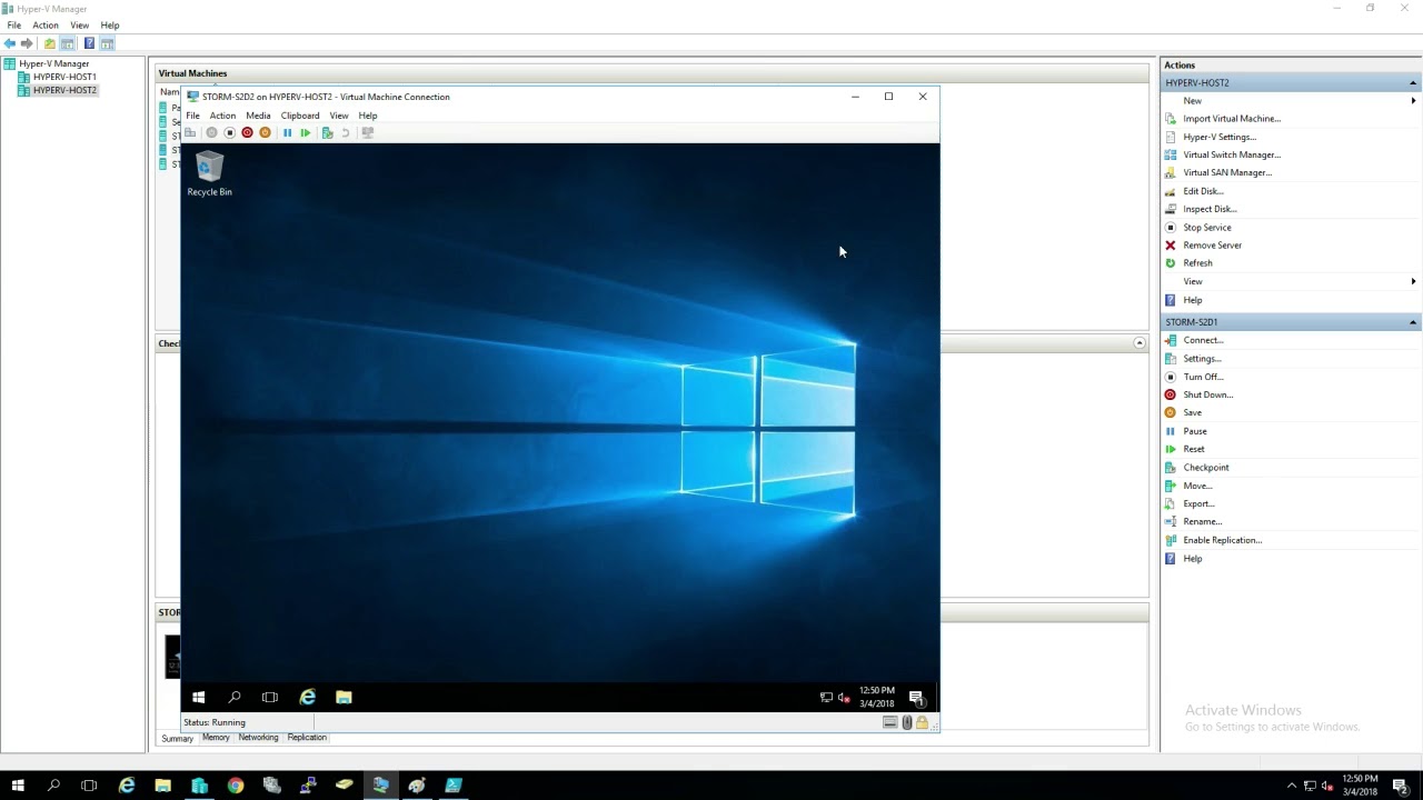 Implementing Storage Spaces Direct in Windows Server 2016