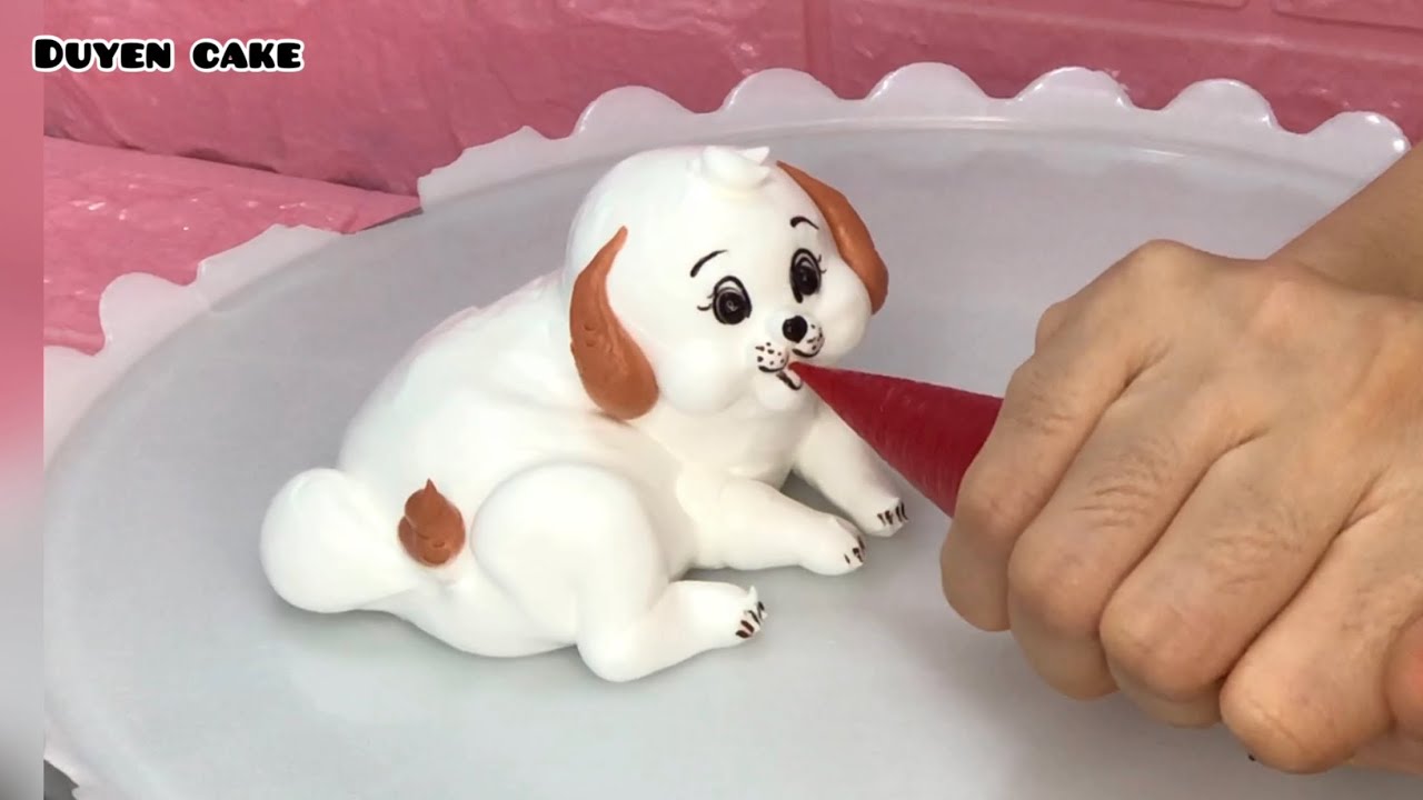 Cách làm con Chó #10 - How to make a Dog # 10 - Duyen Cake