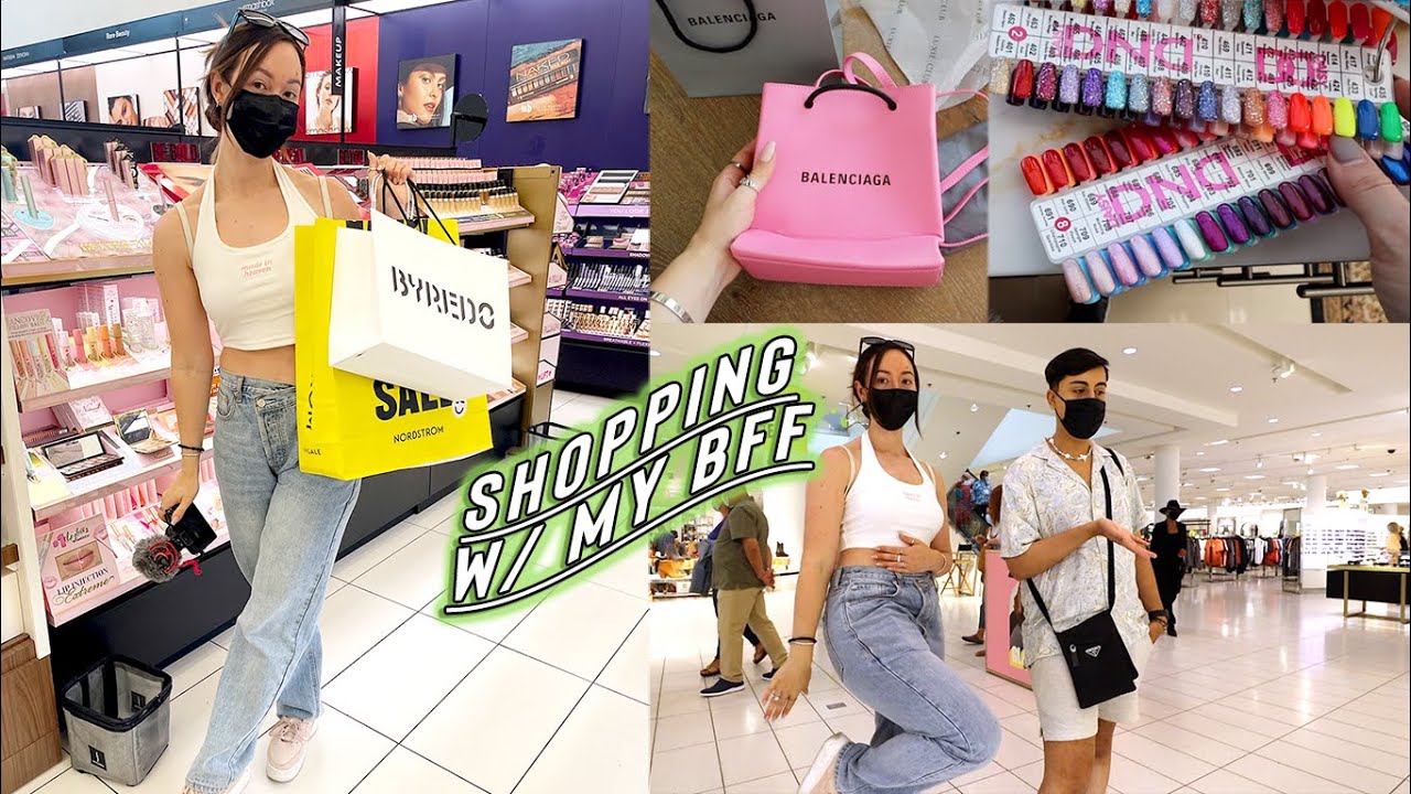 best friends go shopping + designer bag haul!!