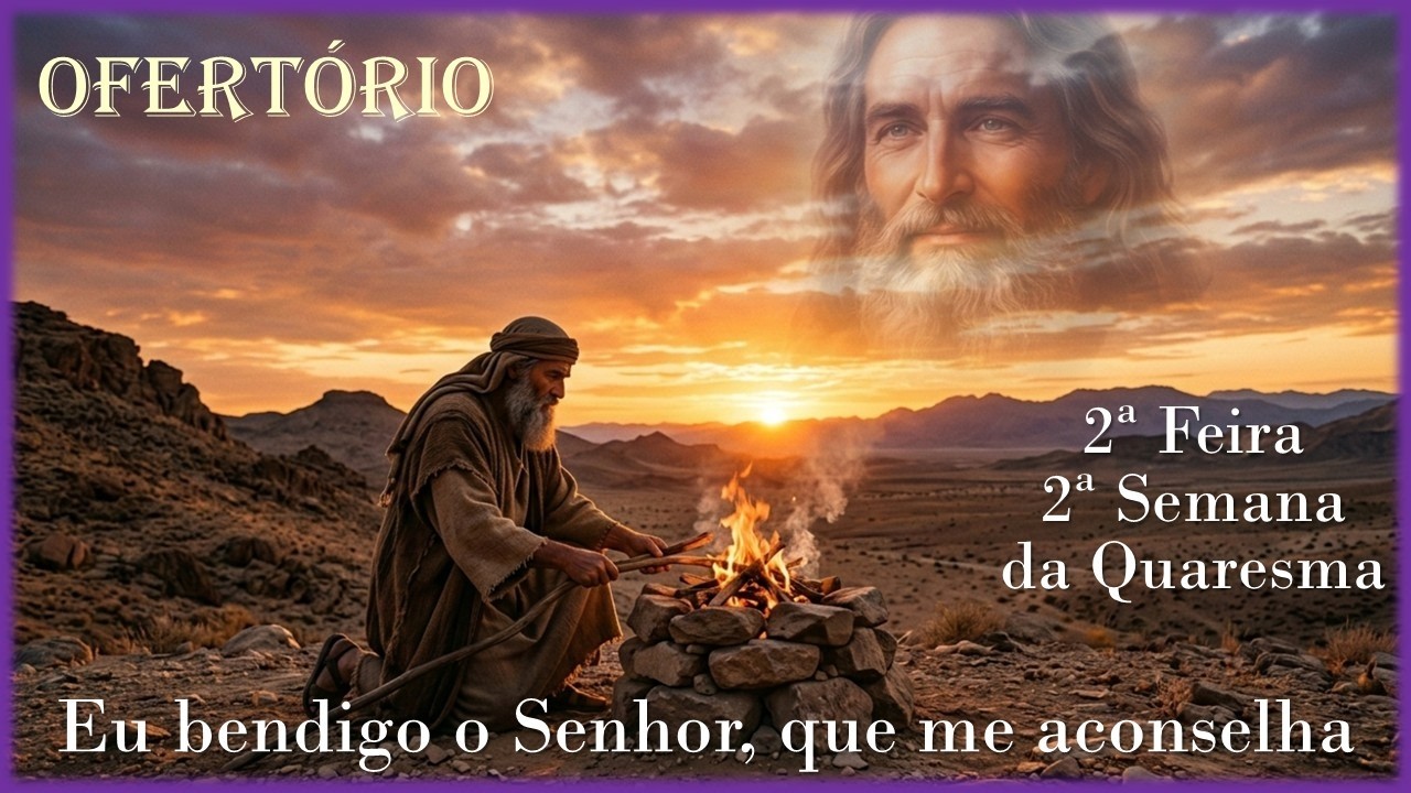 EU BENDIGO O SENHOR, QUE ME ACONSELHA | Ofertório | 2ª Feira da 2ª Semana da Quaresma | GR