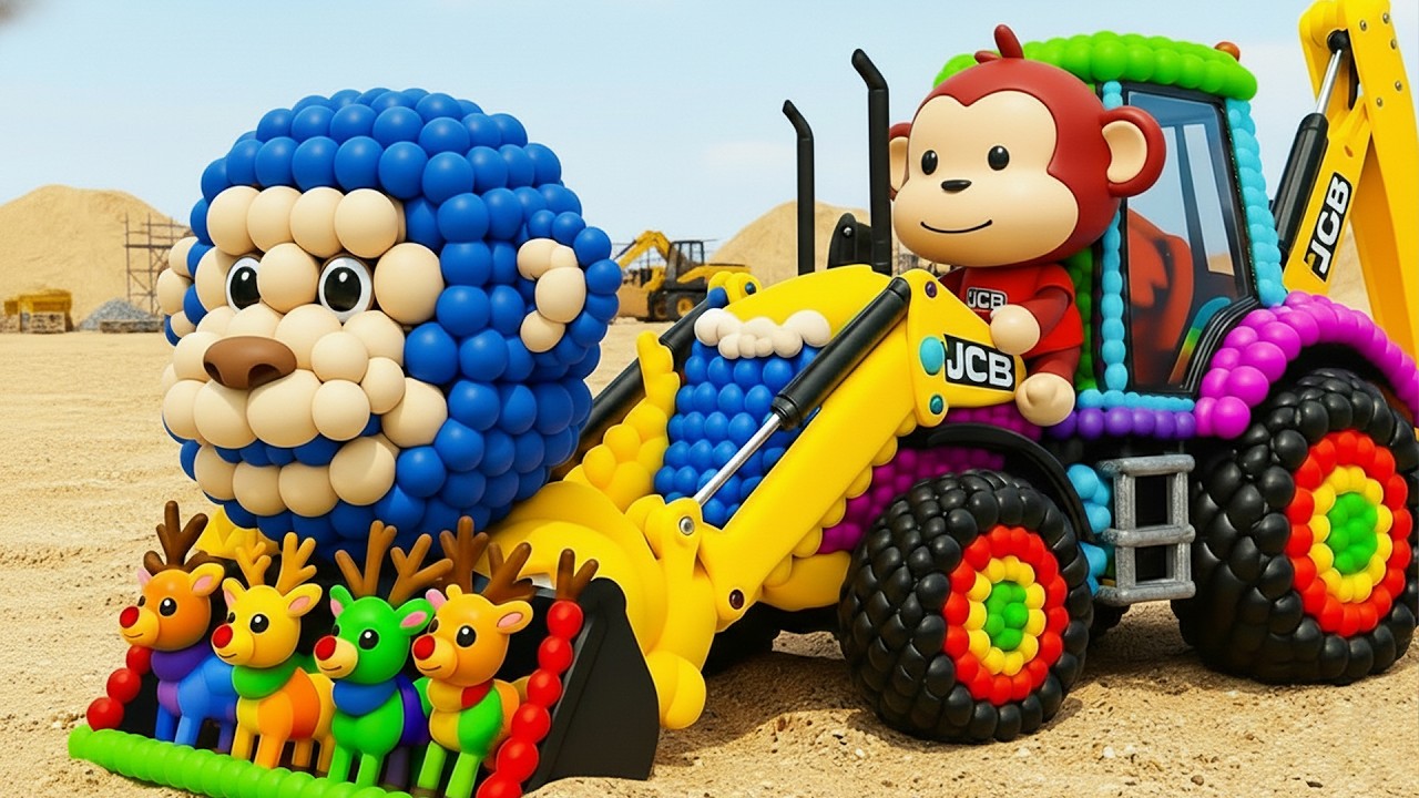 The mascot vibrato assistant JCB placed on the football field is popular, co-produced & creative