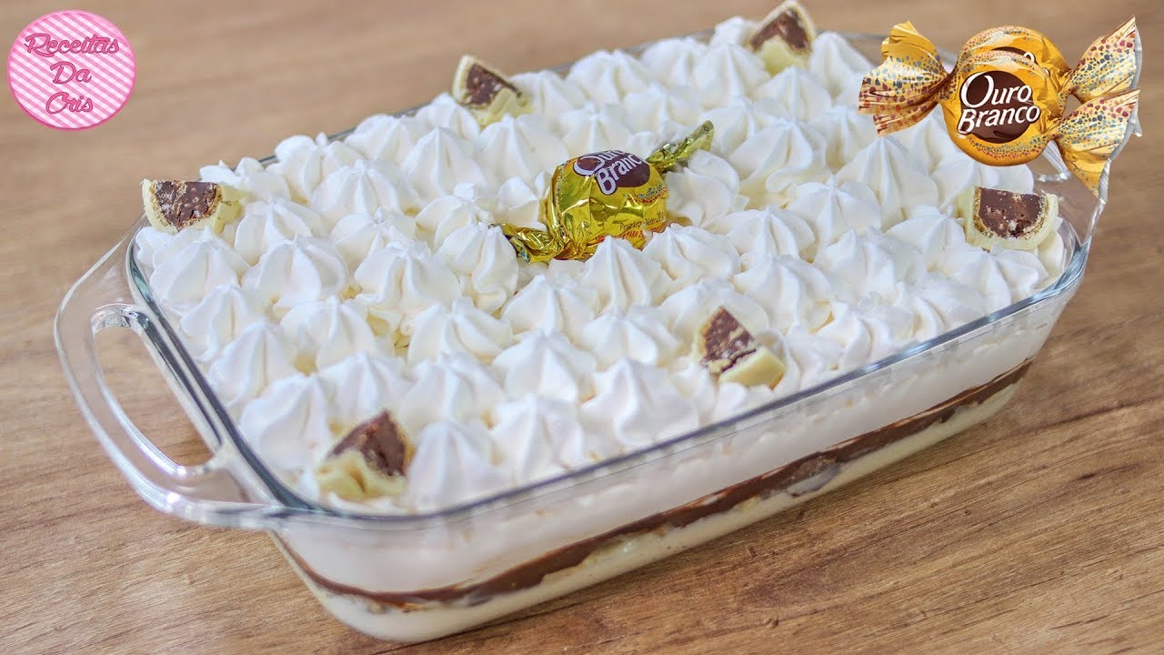 CASSATA DE OURO BRANCO | RECEITAS DA CRIS