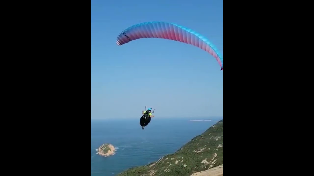 Supair STRIKE 2 right paragliding harness Test flight #shek O #Drogon back #Hong kong