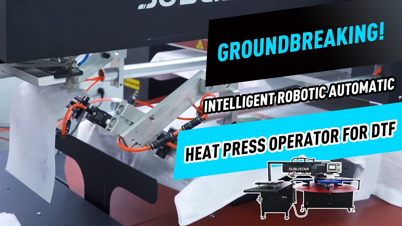Groundbreaking! Intelligent Robotic Automatic Heat Press Operator for DTF