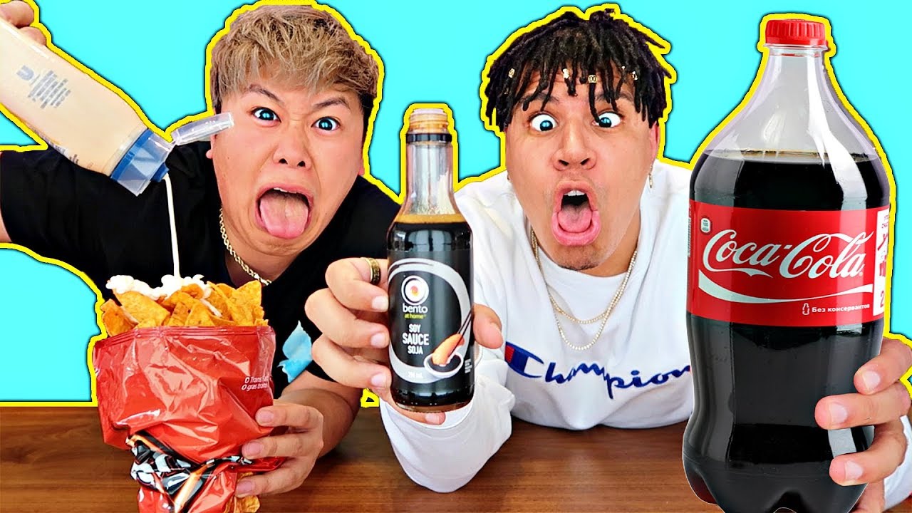 WEIRD Food Combinations People ACTUALLY LIKE!! *DORITOS & MAYO* Eating Funky & Gross DIY Foods Candy
