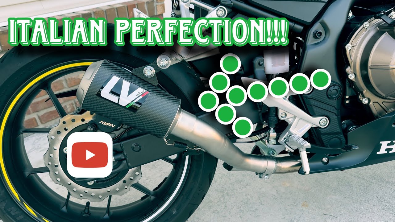 LEO VINCE LV-10 CARBON EDITION SLIP-ON EXHAUST INSTALL AND REVIEW!! (Honda CBR500R)