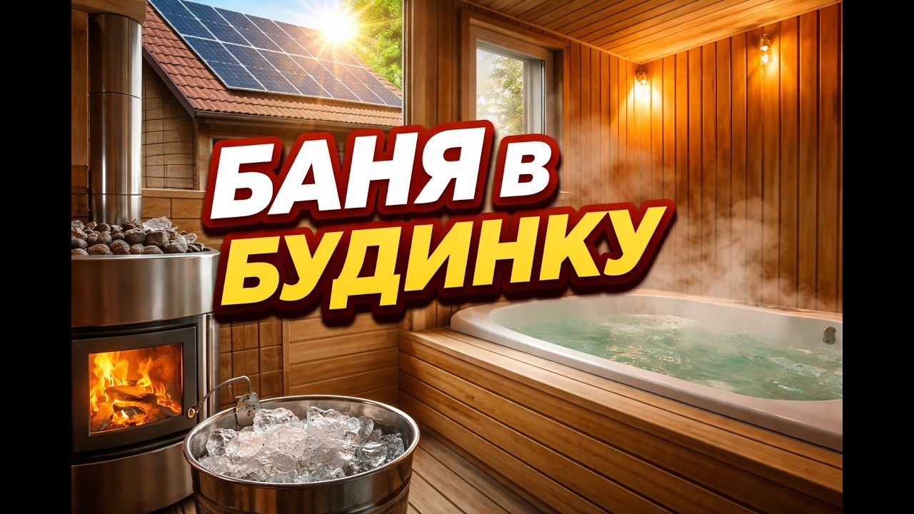 Баня + ванна в одному приміщенні | Реальний досвід