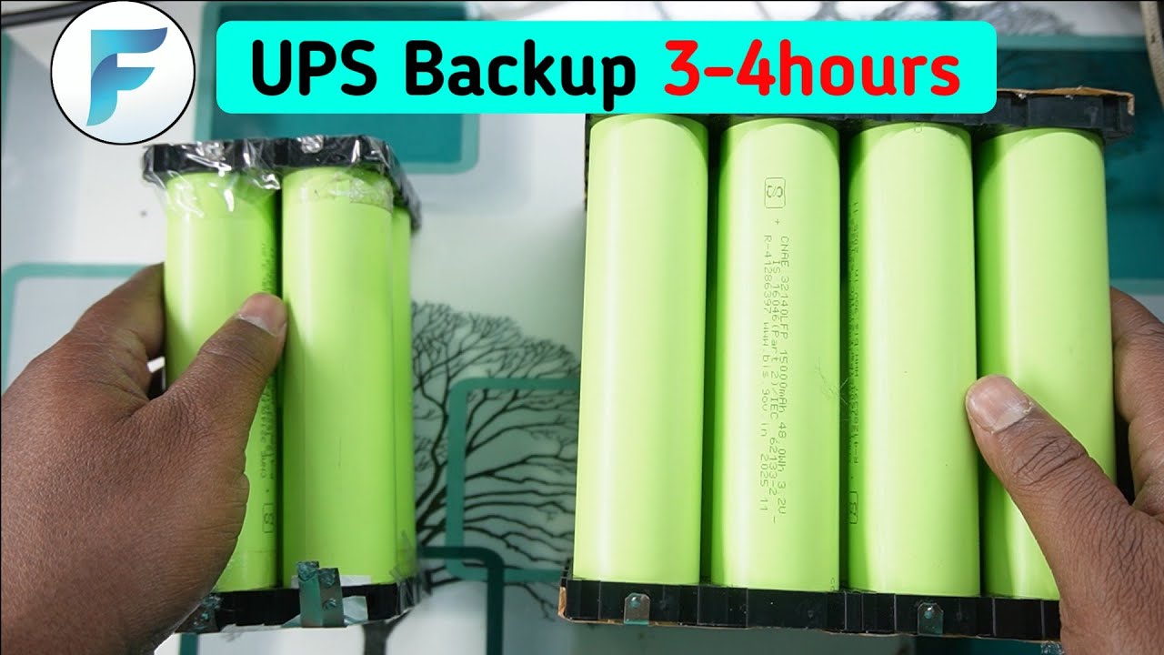 Big Lithium battery for computer UPS: backup = 3-4 hours 