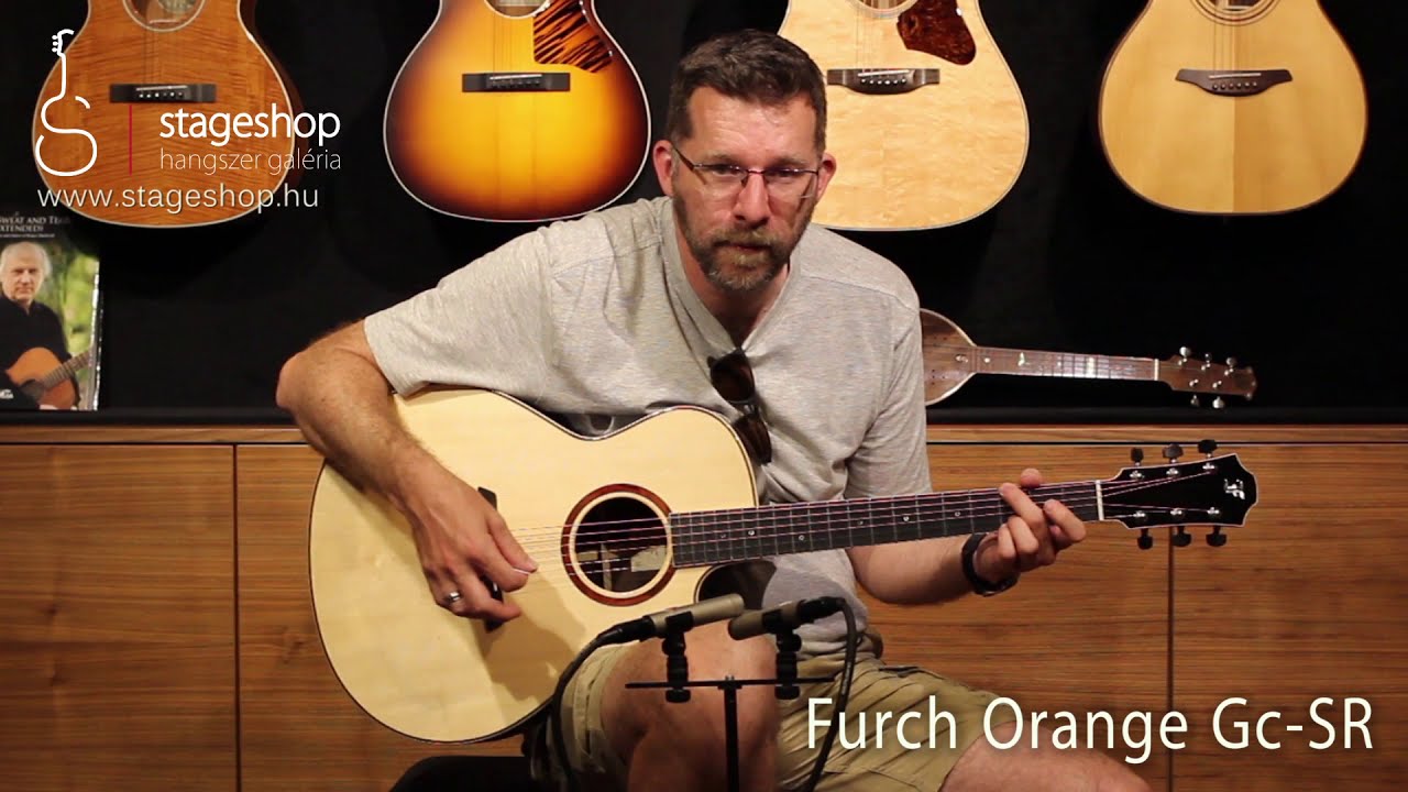 Furch Orange Gc-SR acoustic guitar demo in Stageshop