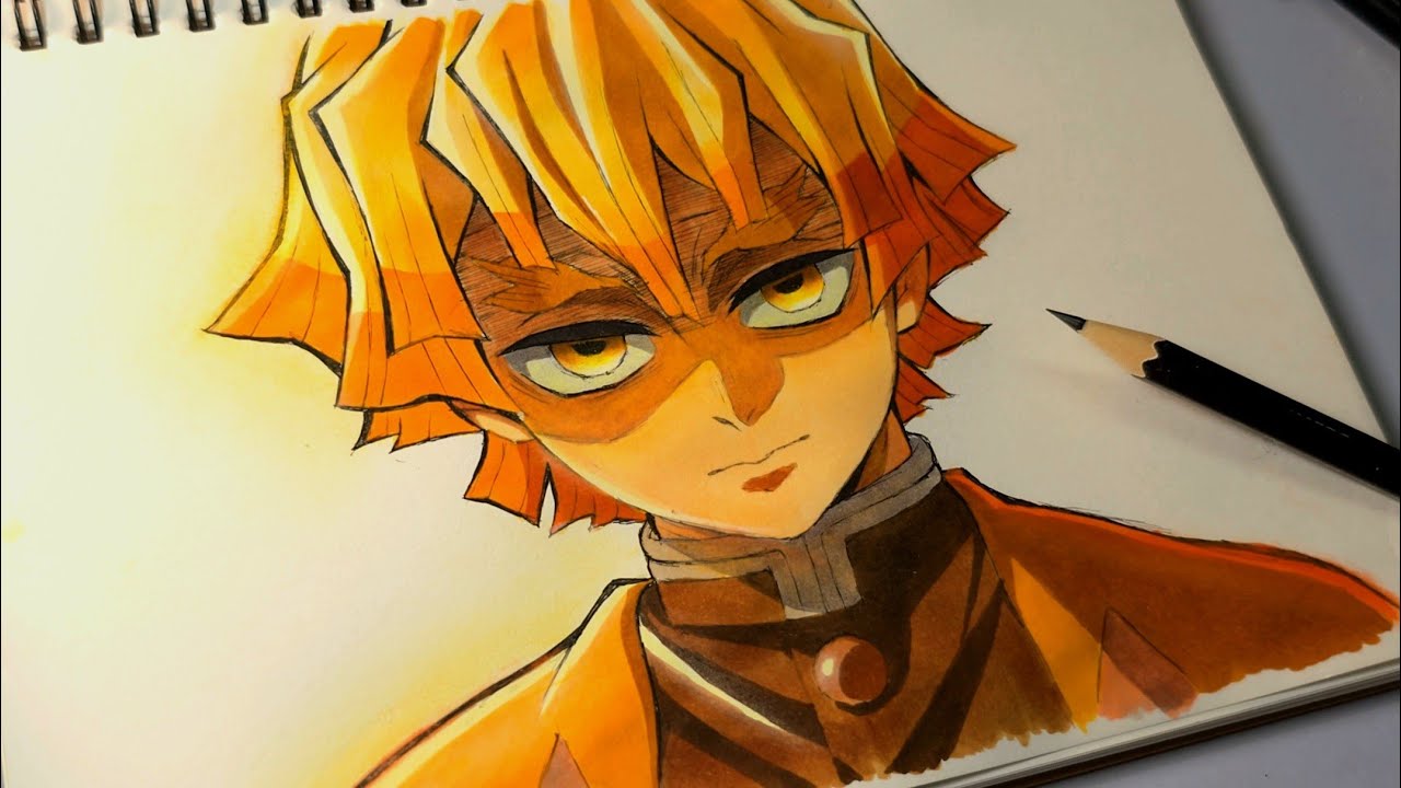How to Draw Zenitsu Step by Step Easy Tutorial
