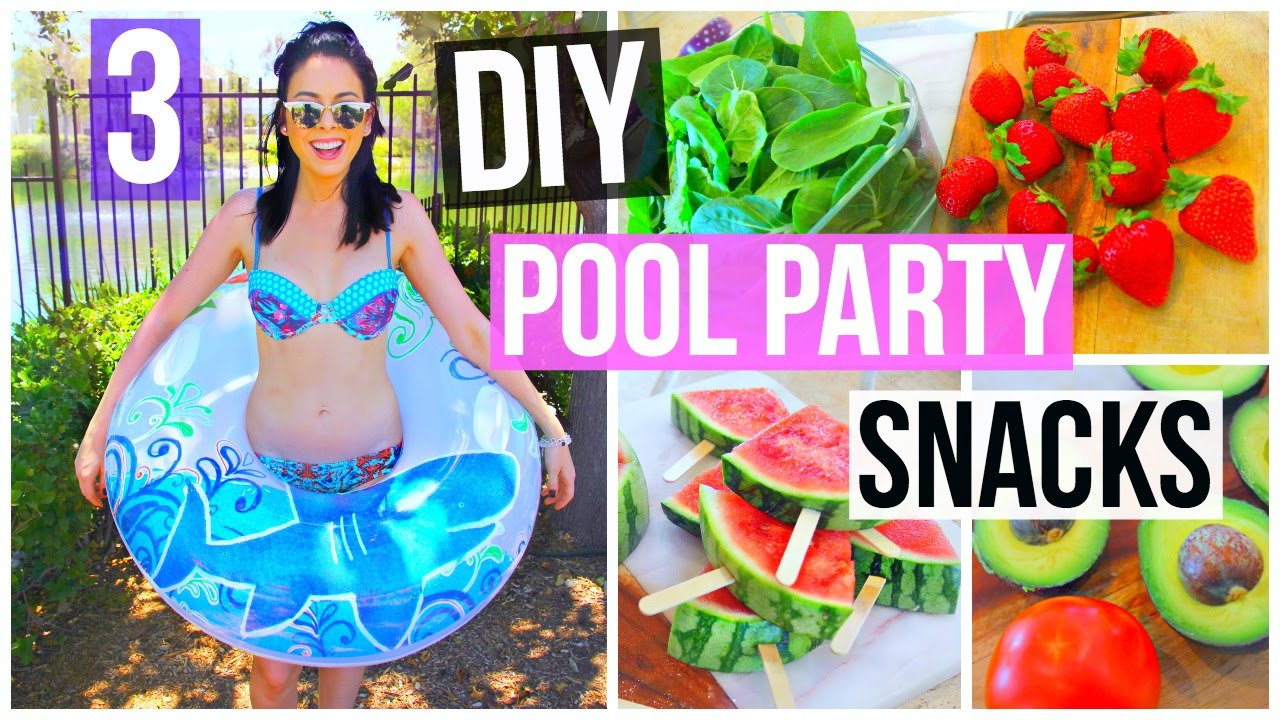 3 DIY Pool Party Snacks!