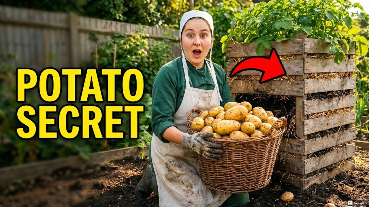How Amish Grow 100 Pounds of Potatoes in Just 4 Square Feet