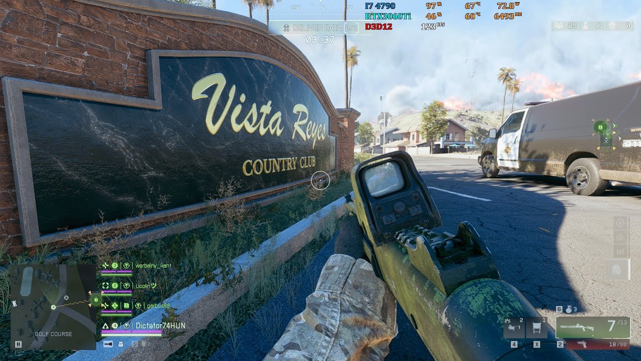 Battlefield 6 – BATTLE ROYALE QUADS GAMEPLAY I7 4790 RTX 3060 Ti High/Medium settings 80-140 FPS