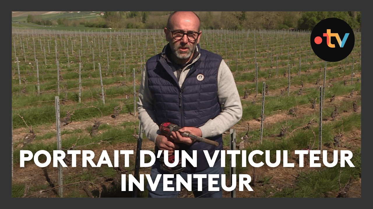 Ce viticulteur ing&eacute;nieux invente des outils pour exercer plus facilement son m&eacute;tier