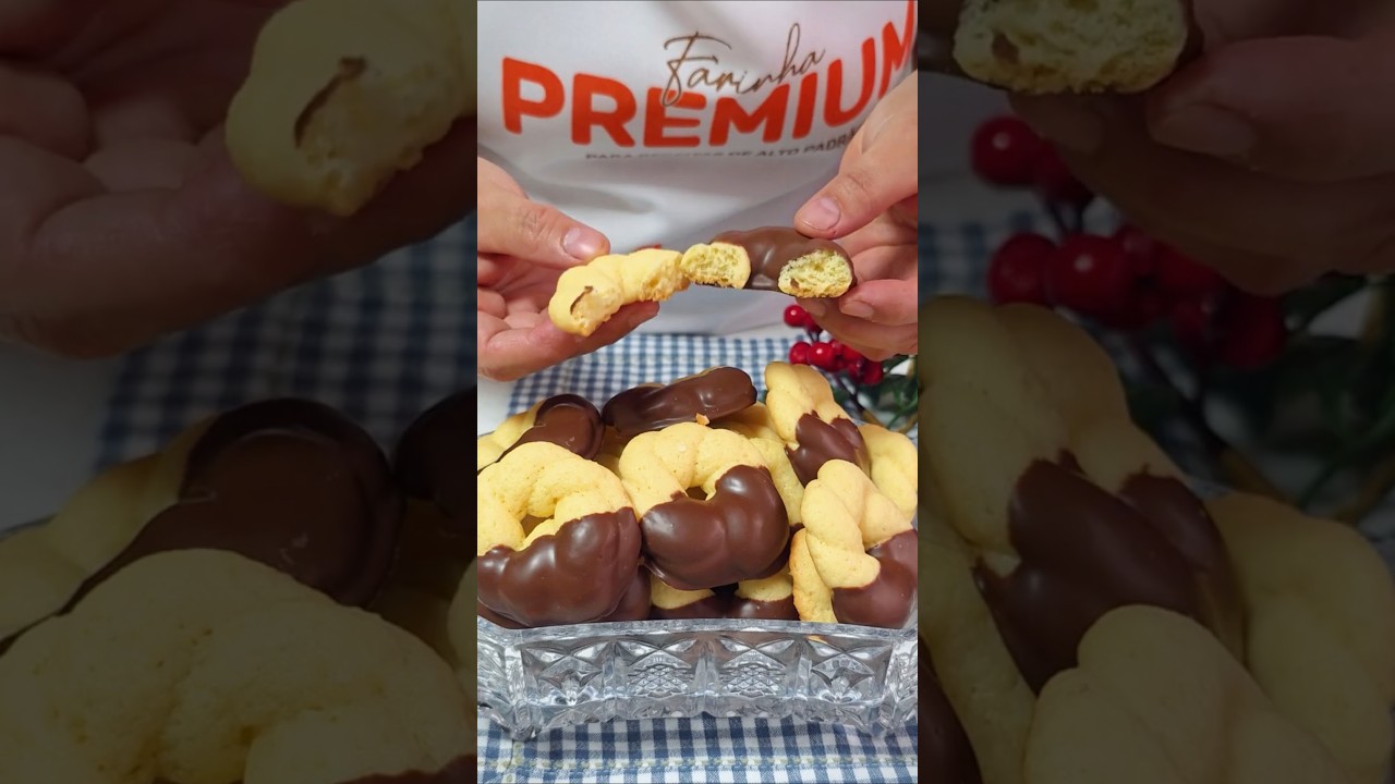 F&Aacute;CIL E COM POUCOS INGREDIENTES! BOLACHINHA DE TRIGO