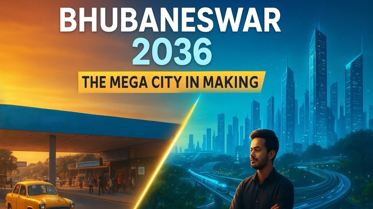 Bhubaneswar 2036 &ndash; The Mega City of the Future! 🚄✨ | Smart City Vision Unfolded