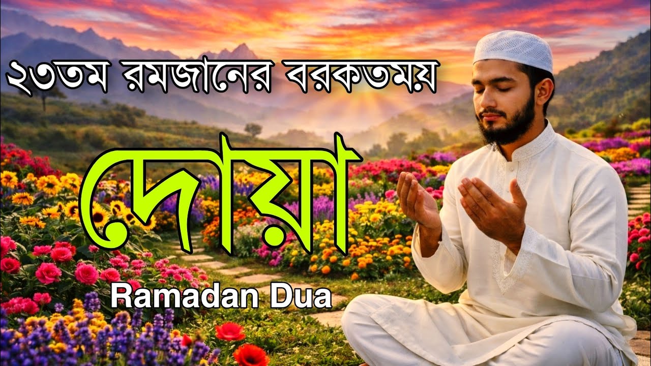 রমজানের ২৩ তম দিনের দোয়া | ক্ষমা, রহমত ও নিরাপত্তার প্রার্থনা|Ramadan Day 23  Alaa Aqel