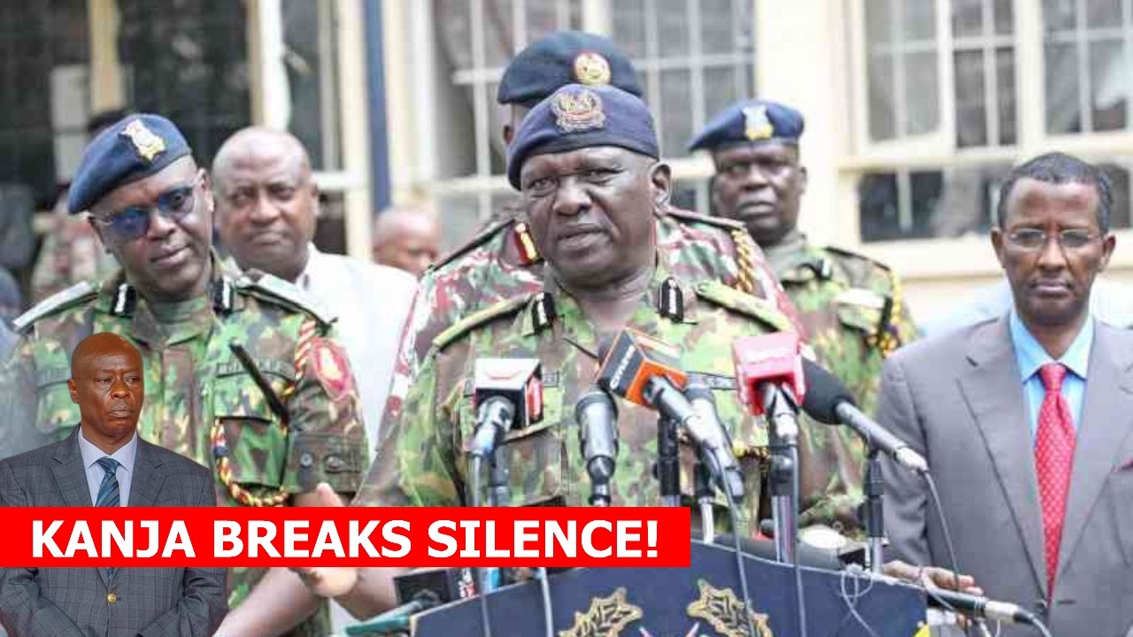 KIMEUMANA! Finally IG Kanja breaks silence after Gachagua announced Maandamano to occupy his office!