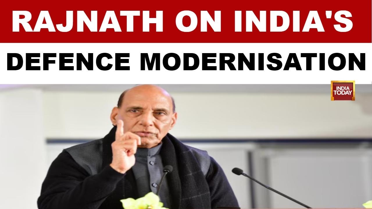Rajnath Singh Highlights India's Defence Modernisation, Says AI & Hypersonic Weapons Redefining...