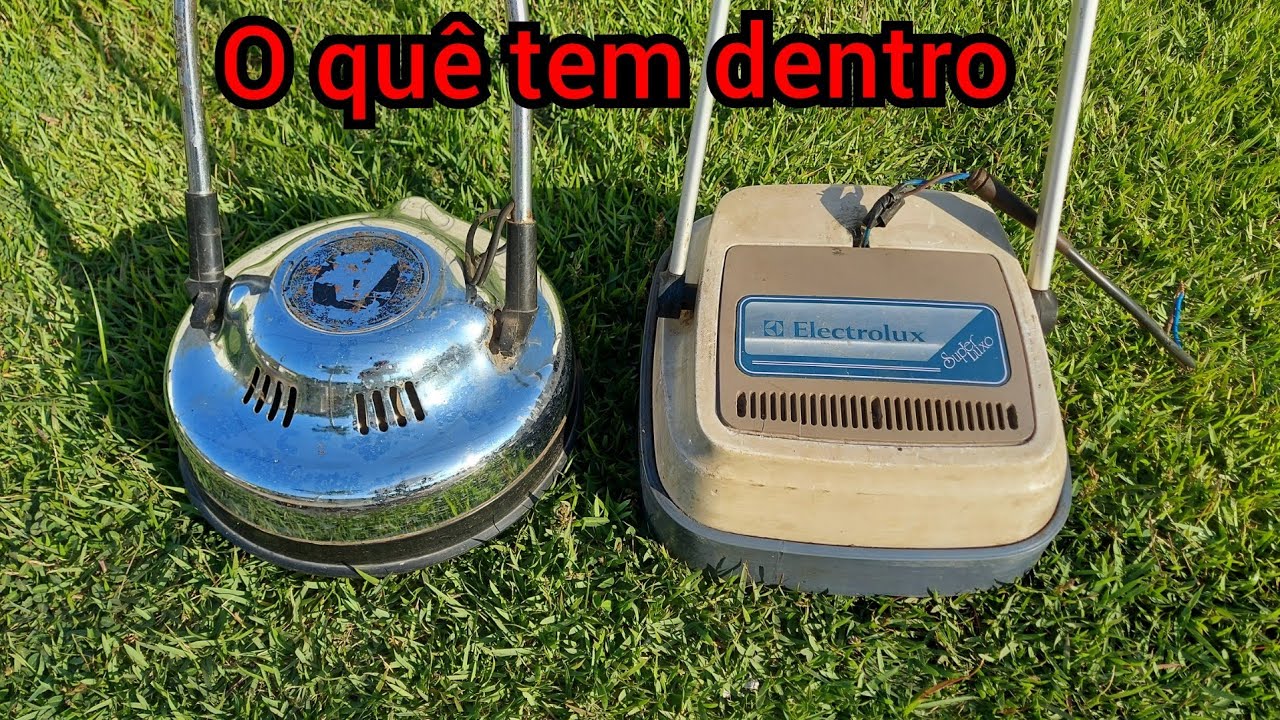 o quê tem dentro de uma enceradeira antiga, e como consertar,   What's inside a wax.