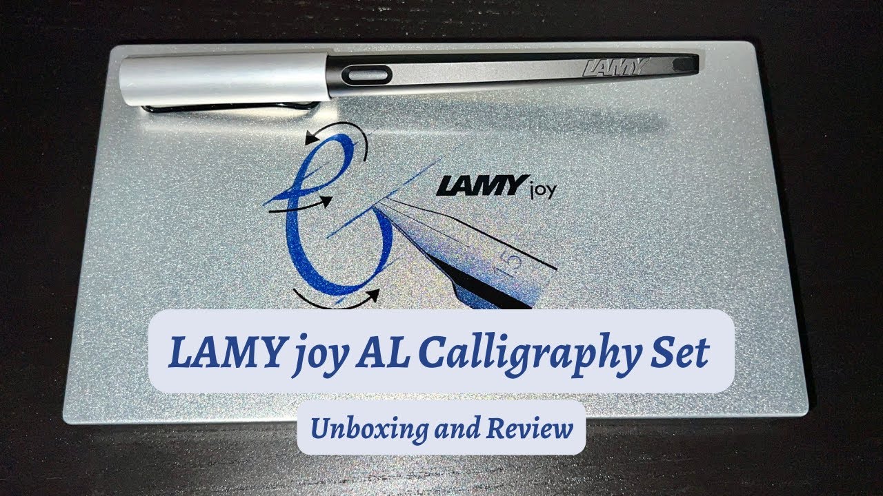 LAMY Joy AL Calligraphy Pen Set (Unboxing)